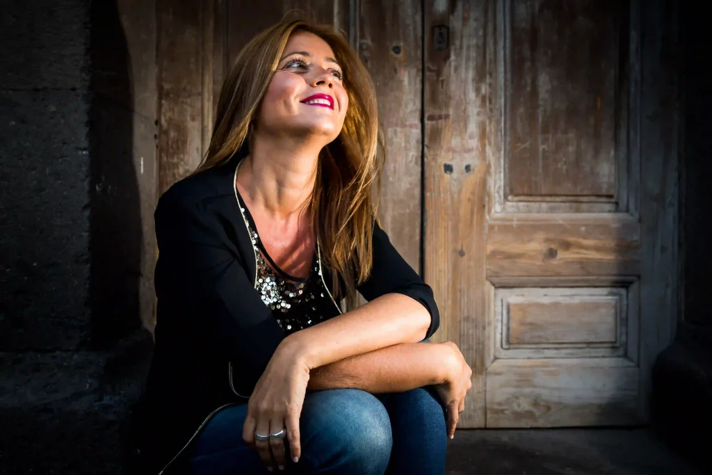 sesión fotográfica a M Ángeles Estrella